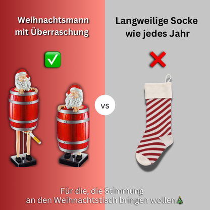 Santa Dispenser - Weihnachtsmann mit Überraschung